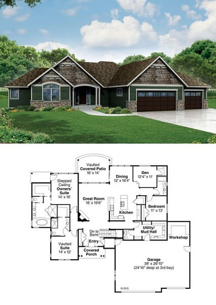 Modern Ranch Style House Floor Plans and Designs - K4 Feed